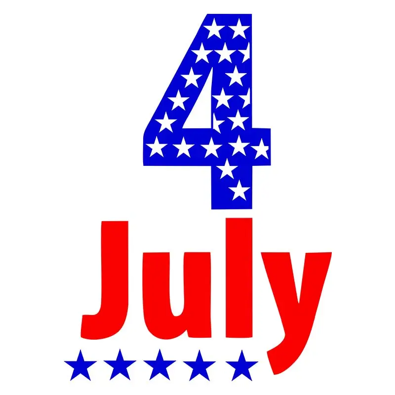 4th of July Vector Art