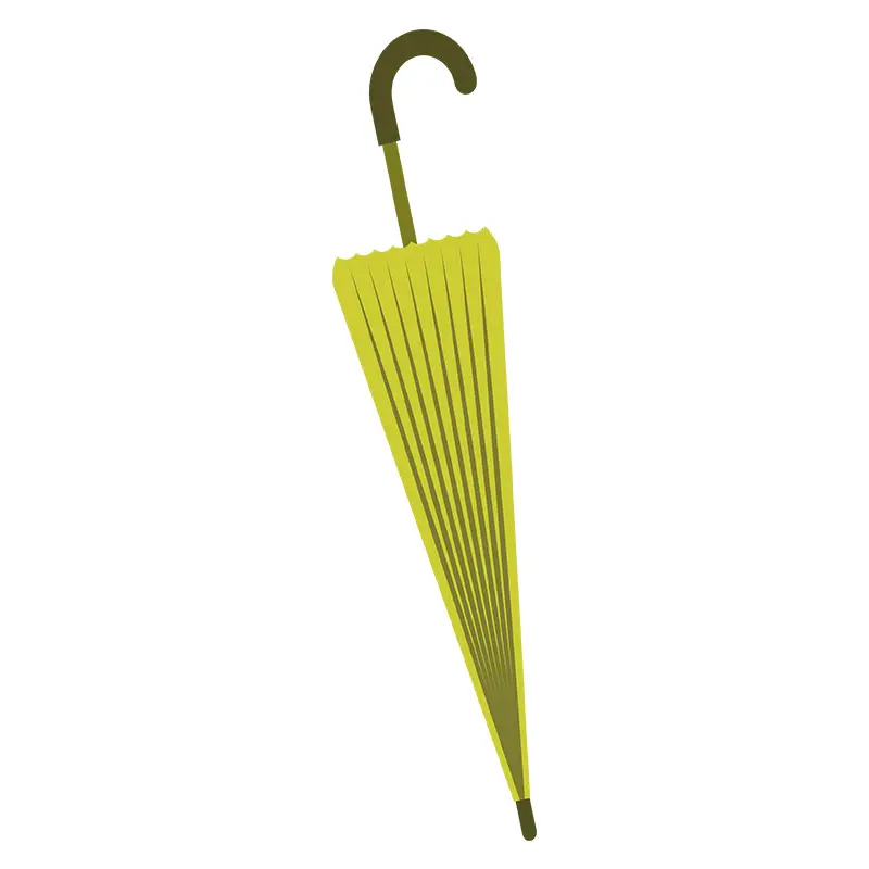 Autumn Season Umbrella Vector Art