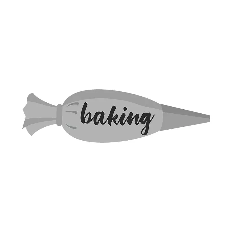 Baking Piping Bag Vector Art