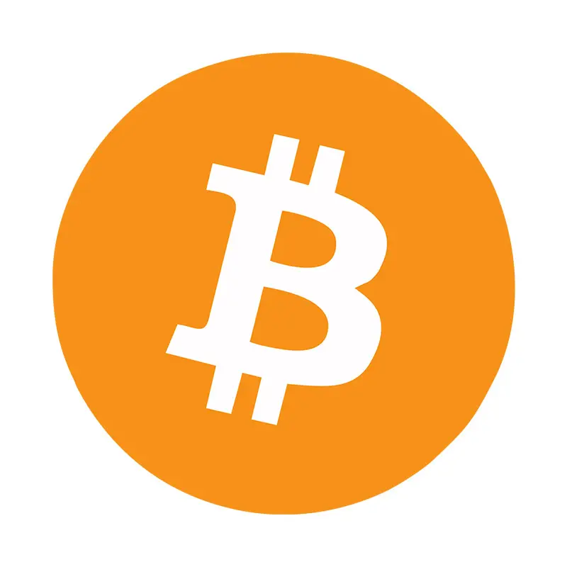 Elegant White Color Bitcoin Vector Art