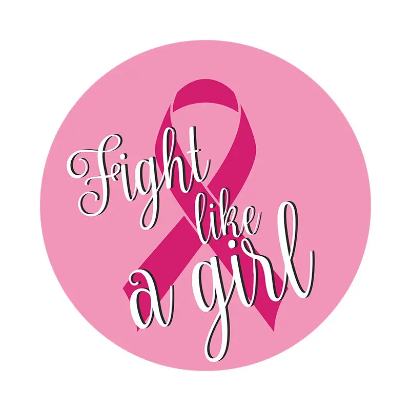 Fighter Breast Cancer Vector Art