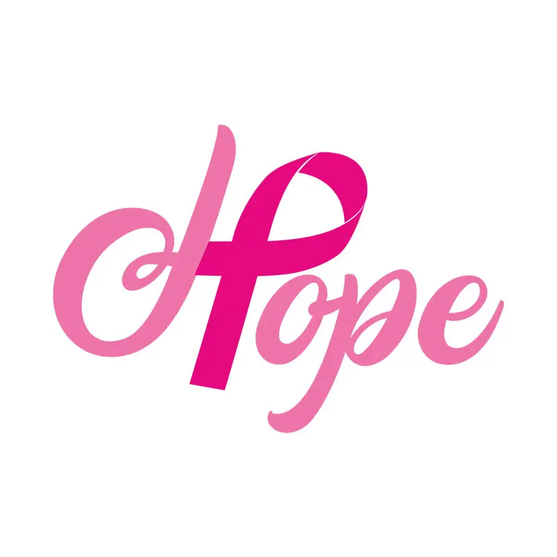 Breast Cancer Creative Hope Vector Art