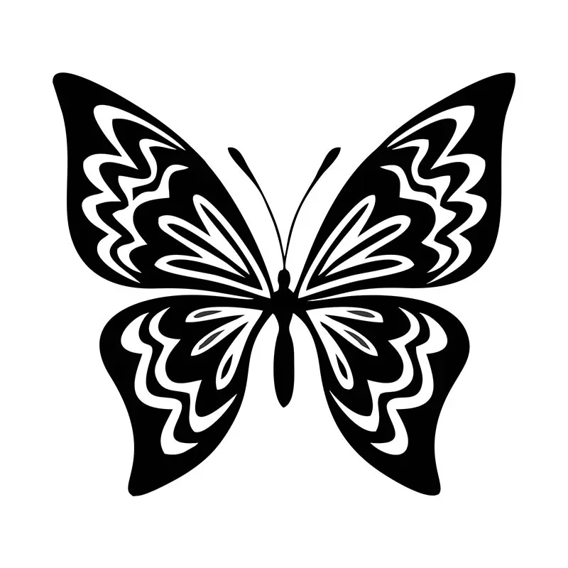 Butterfly Silhouette Art