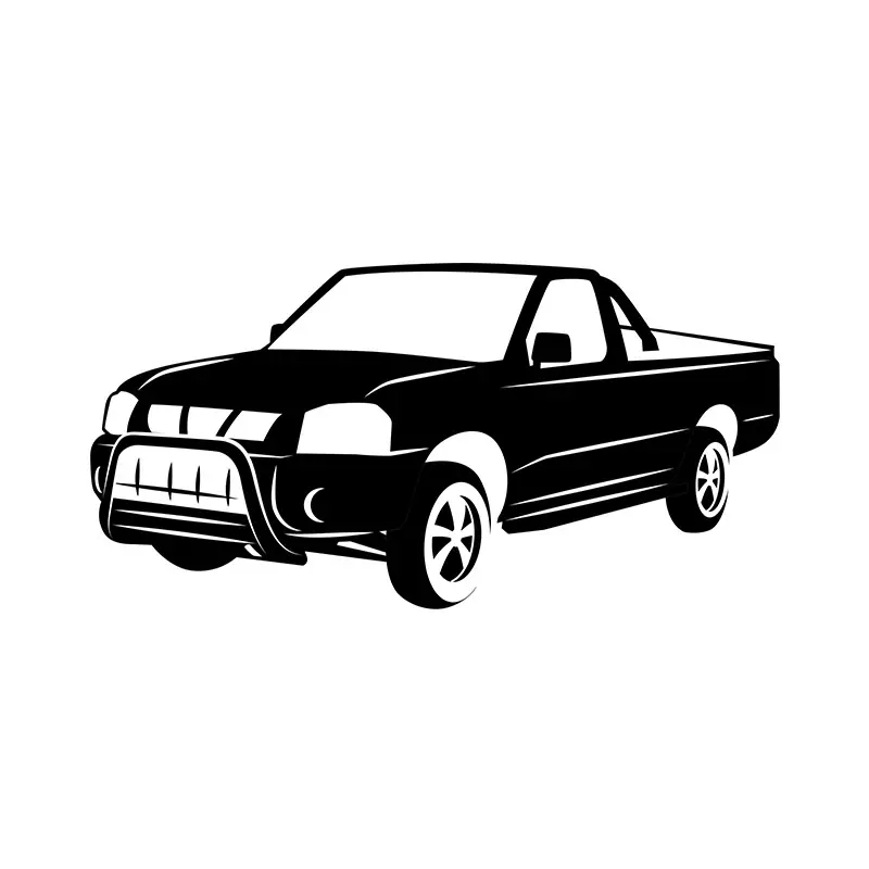 Pickup Truck Silhouette Art