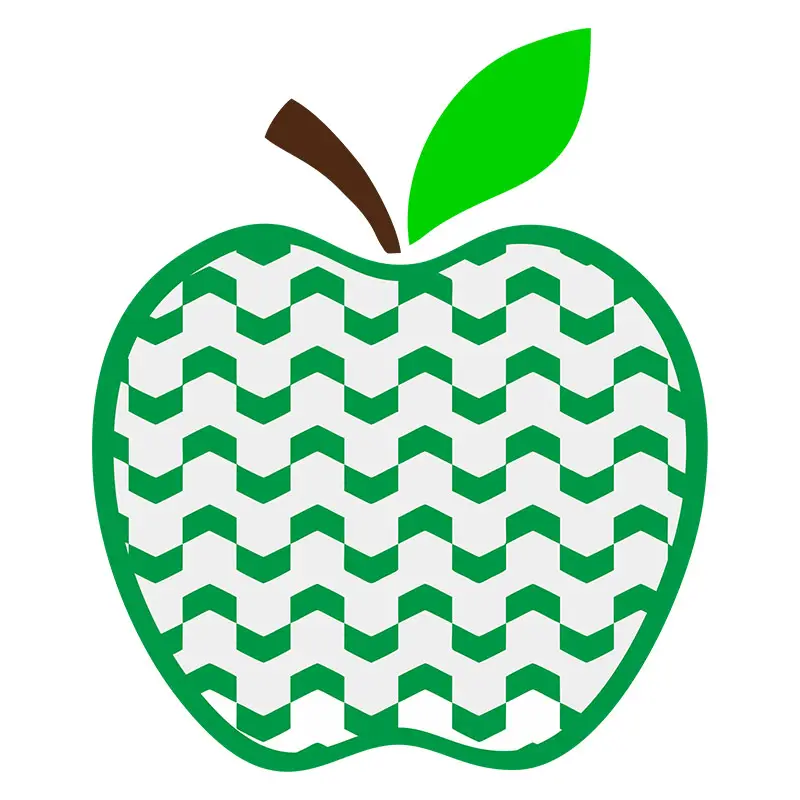 SpellBinding Green Small Chevron Vector Art