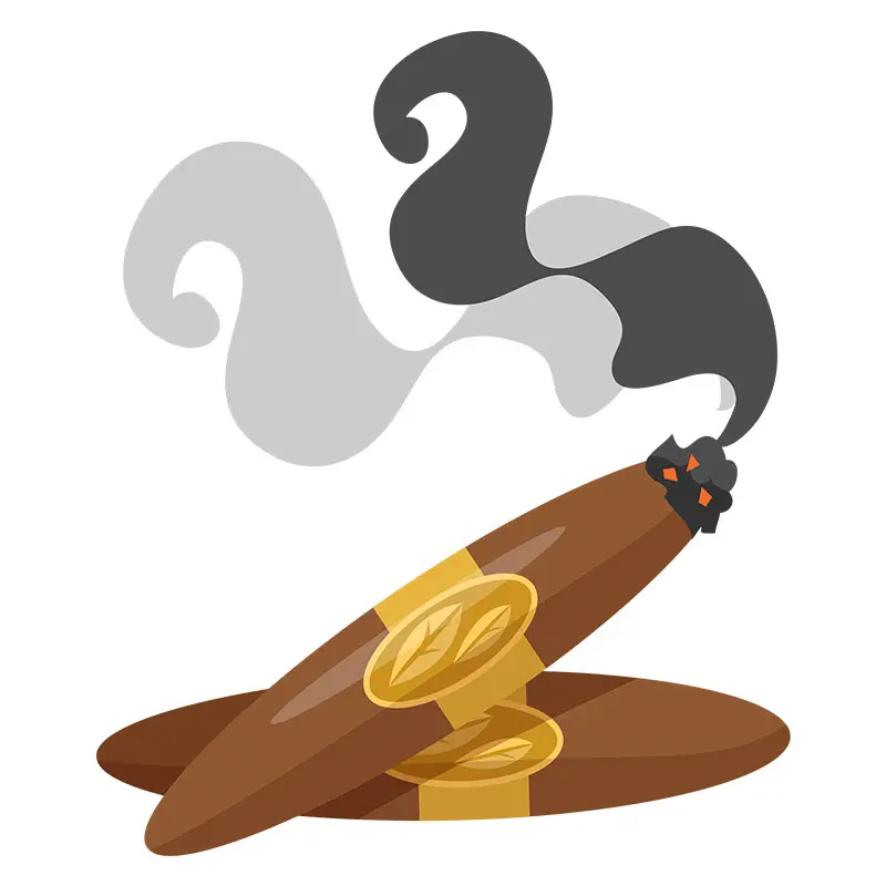 Finest Cuban Cigars Vector Art