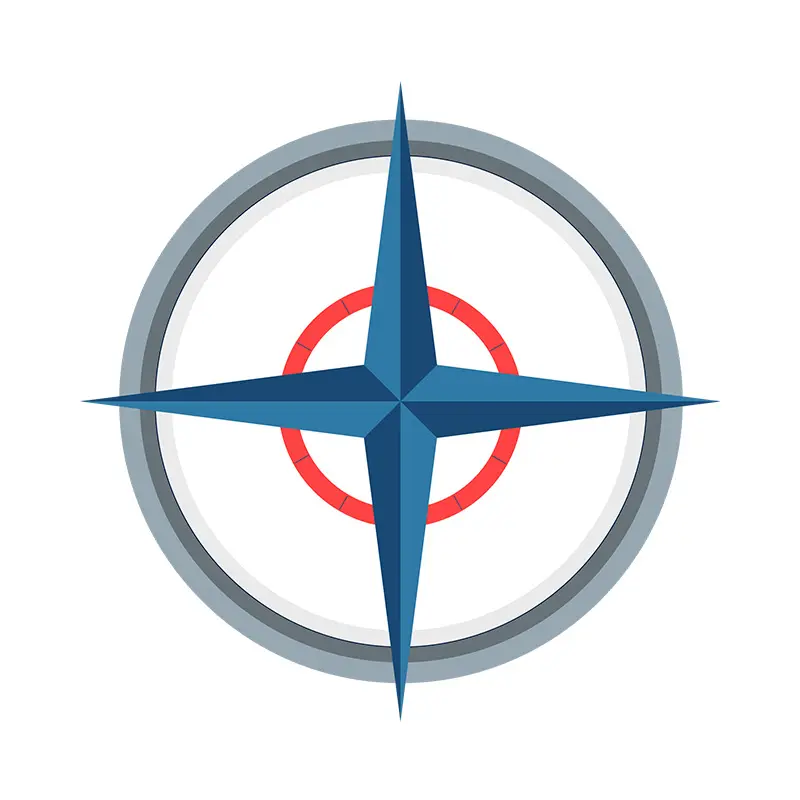 Meticulous Base Compass Vector Art