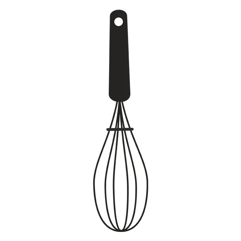 Composite Whisk Beater Silhouette Art
