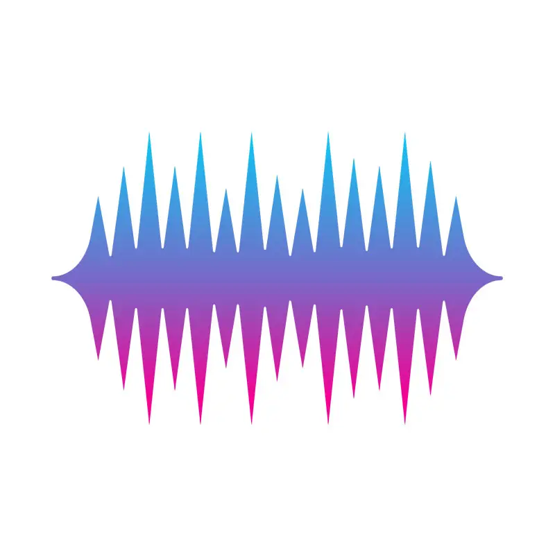 High Note Music Frequency Vector Art