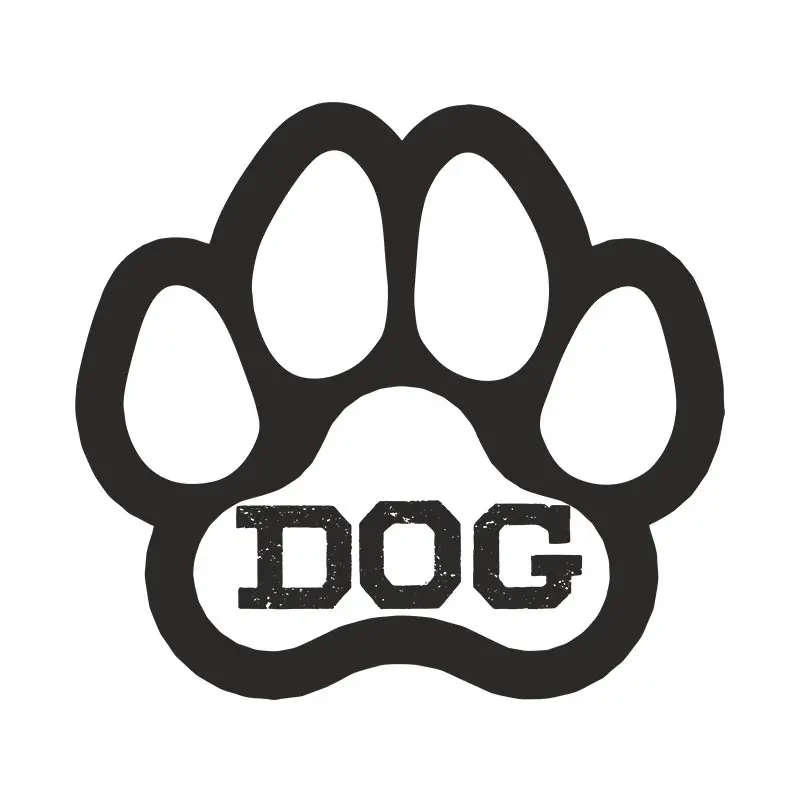 Exemplary Dog Paw Silhouette Art