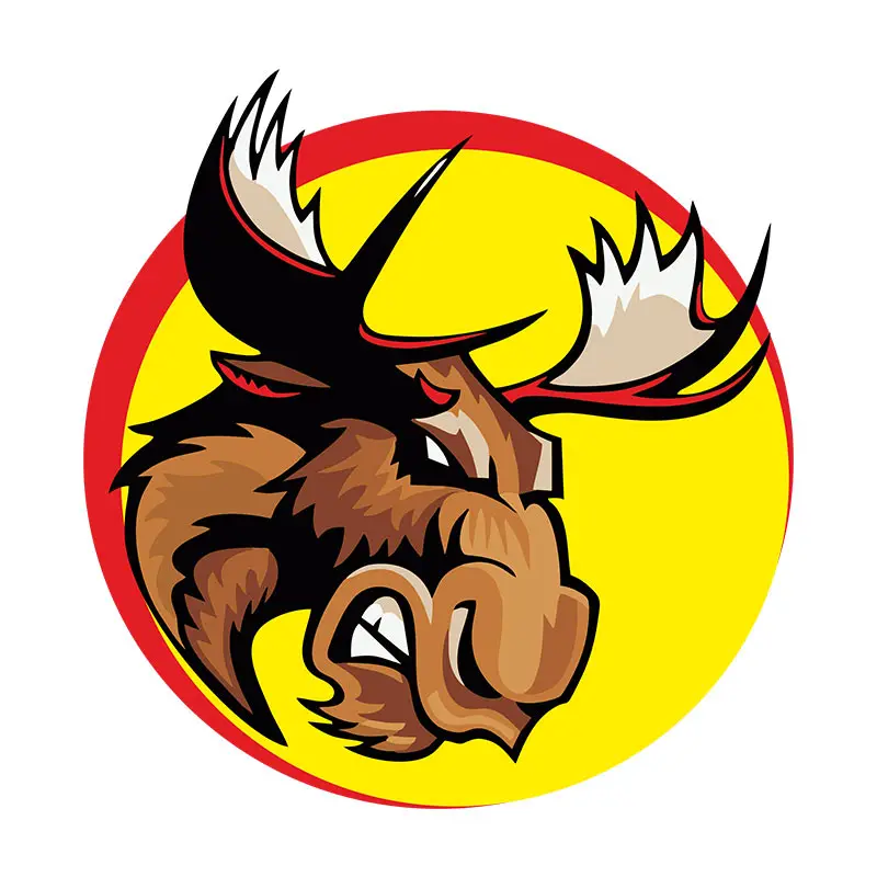Wrathful and Enraged Elk Vector Art
