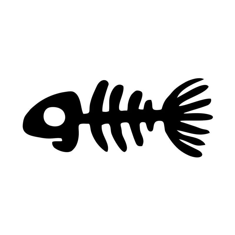 Sole Fish Bone Silhouette Art