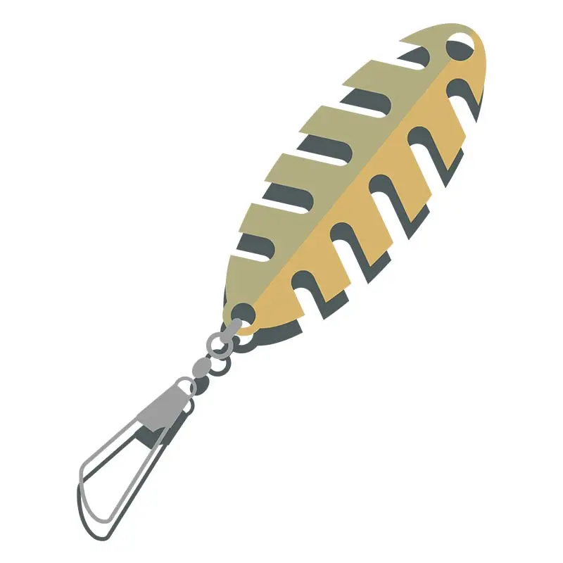 Appealing Fish Bone Fishing Bait Vector Art
