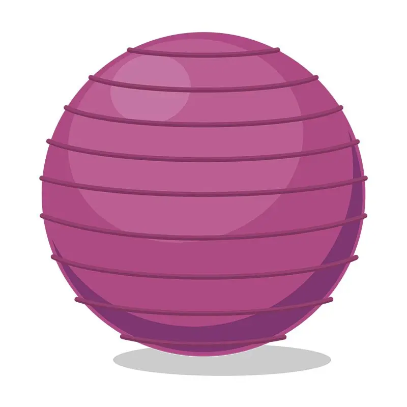 Swiss Ball Vector Art