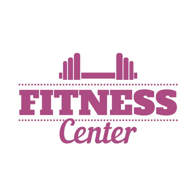 Honorary Fitness Center Title Vector Art