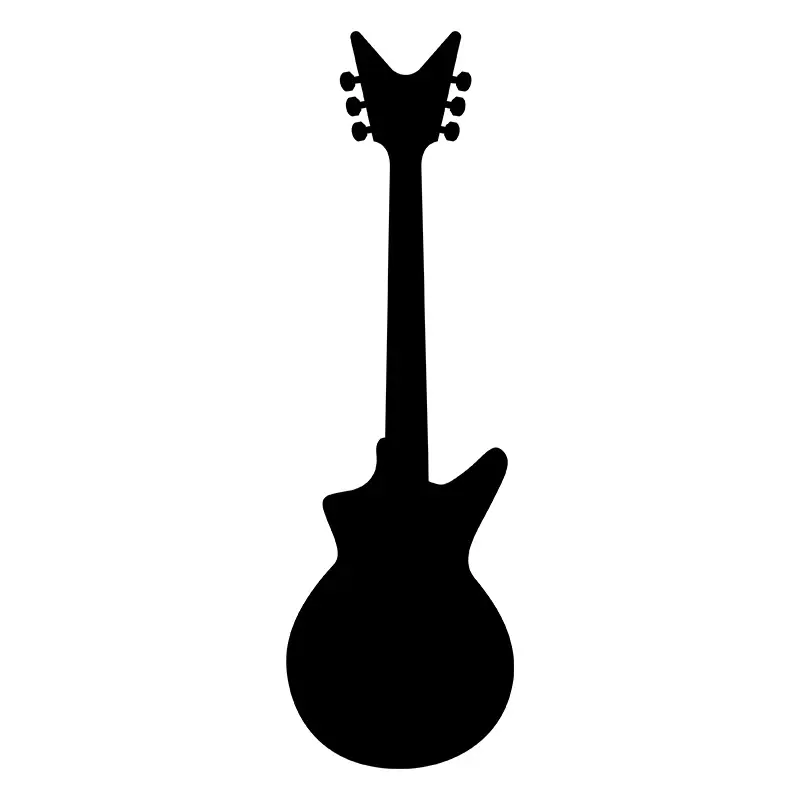 Gibson Electric Guitar Silhouette Art