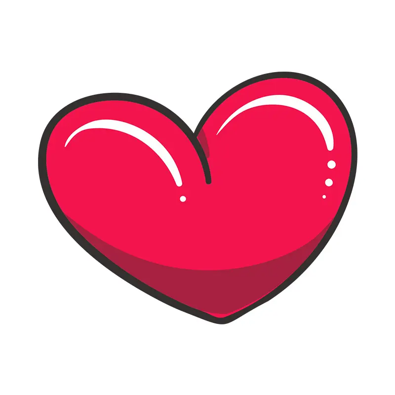 Mind Blowing Glimmering Heart Vector Art