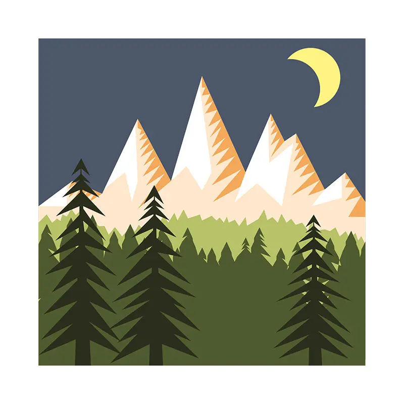 Mission Peak Hiking Trails Vector Art