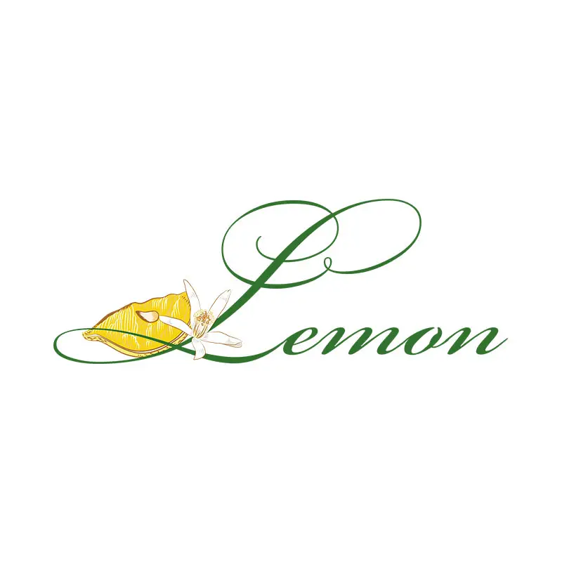 Glossy Lemon Trendsetting Text Vector Art