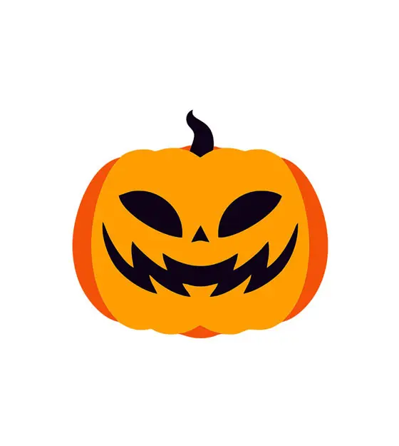 Sinister Halloween Pumpkin Vector Art