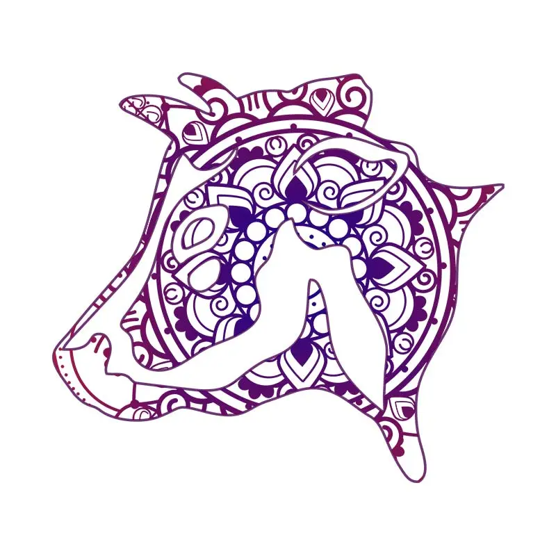 Cow Face Mandala Vector Art