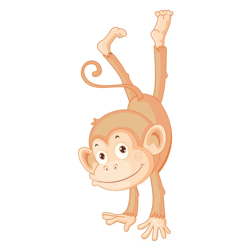 Funny Monkey Vector Art