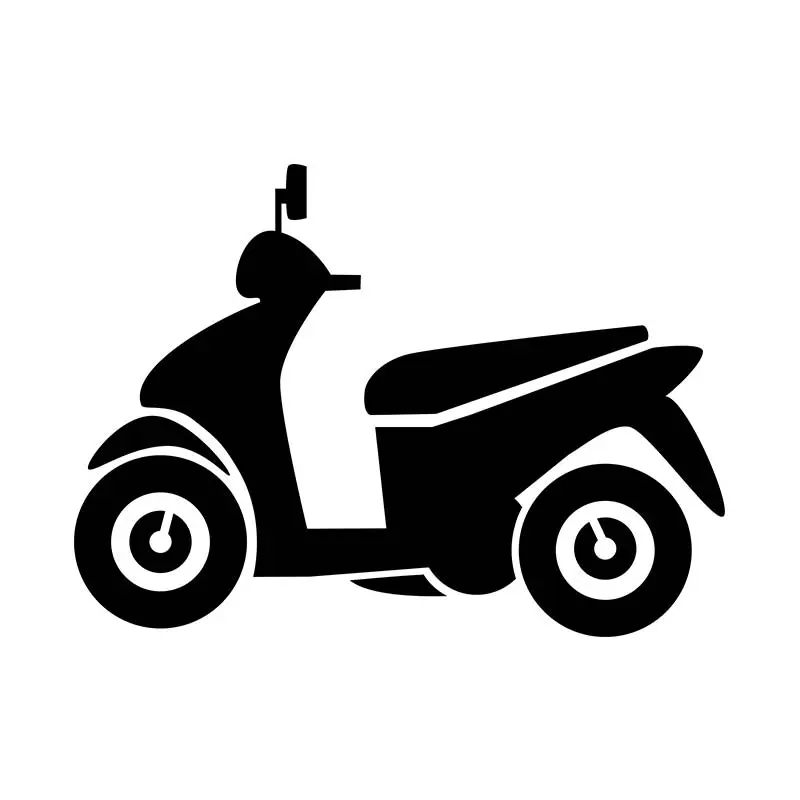 Motorbike Silhouette Art