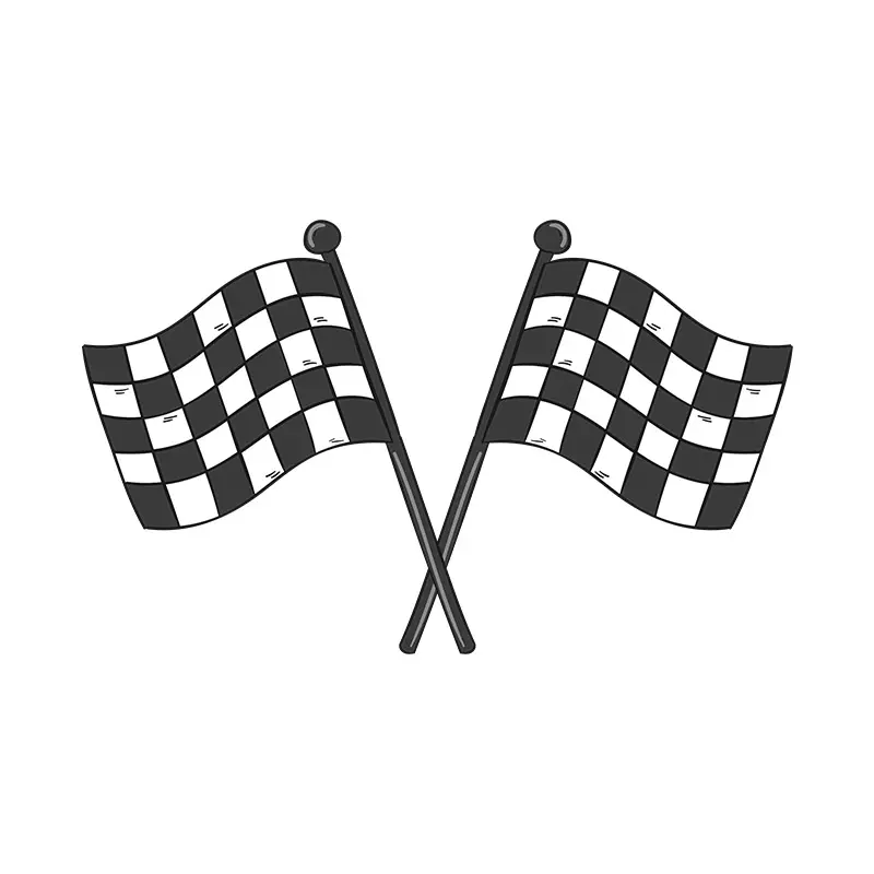 Racing Flags Vector Art