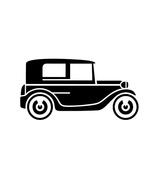 Classic Car Stencil