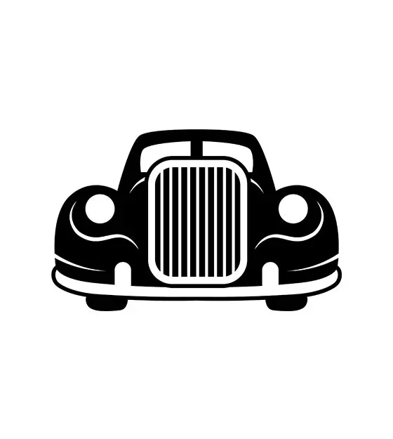 Vintage Car Stencil