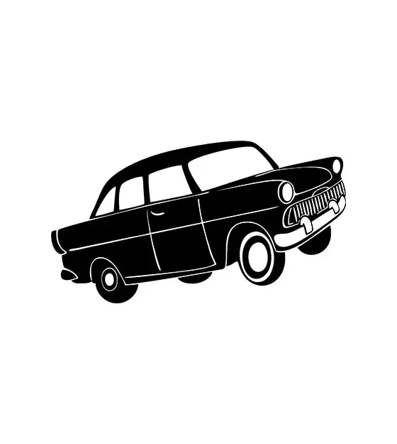 Antique Car Stencil