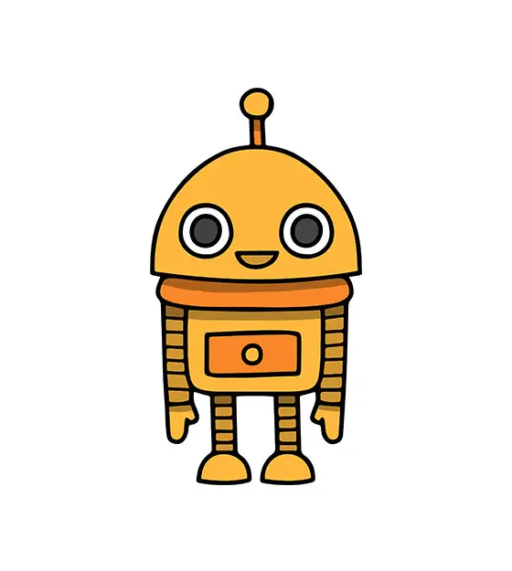 Little Robot Vector