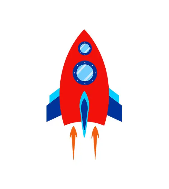 Rocket Emoji Vector