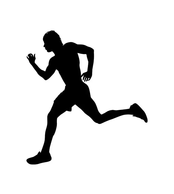 Male Runner Silhouette