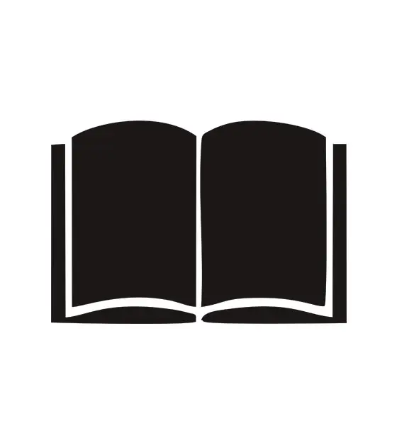 Book Silhouette Art