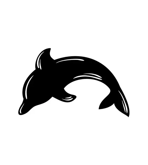 Dolphin Stencil