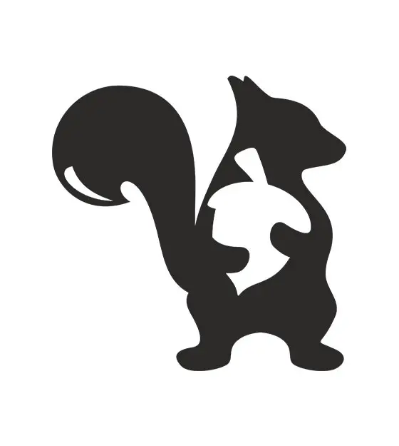 Squirrel Stencil