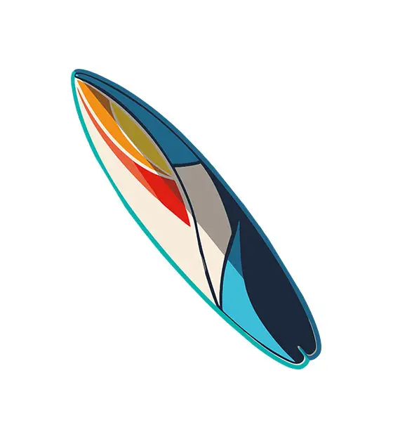 Surfboard Vector Art