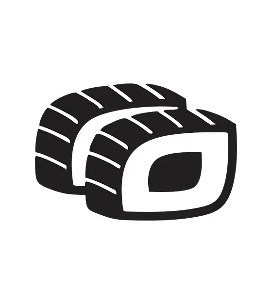 Sushi Roll Silhouette