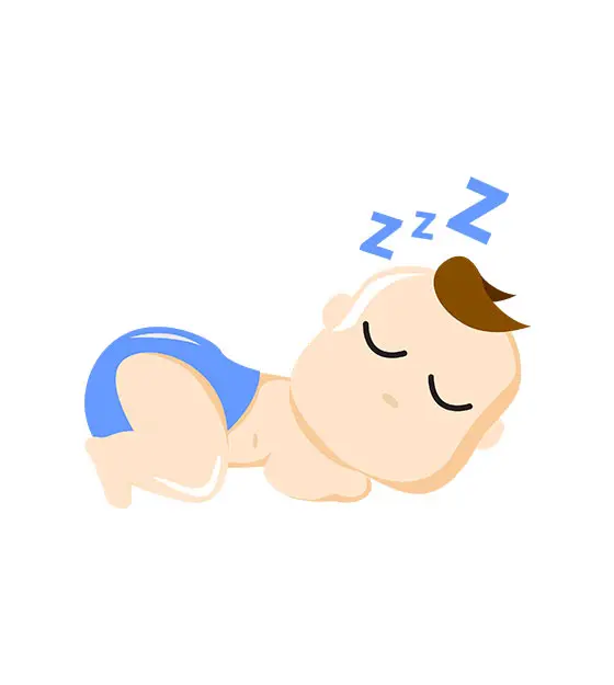 Sleeping Baby Vector