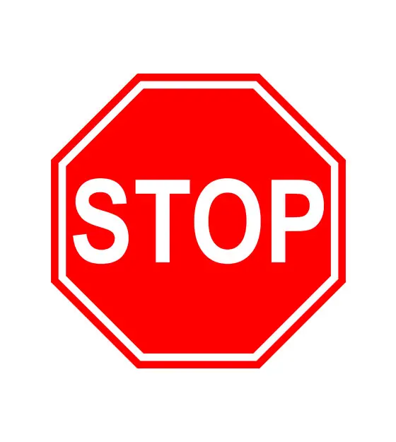 Stop Sign Vector