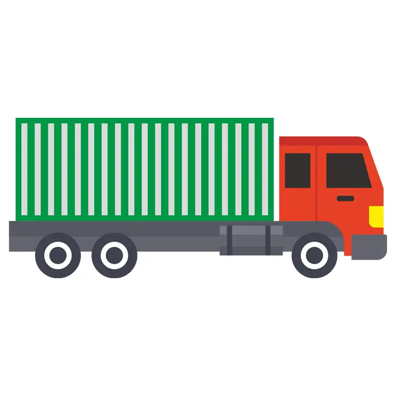 Trailer Truck Vector Art