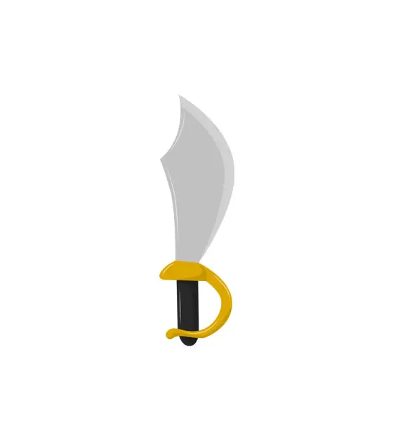 Arabian Scimitar Sword Weapon Vector