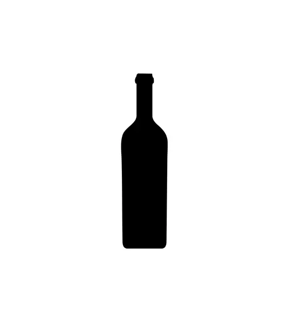 Exotic Wine Bottle Silhouette Art