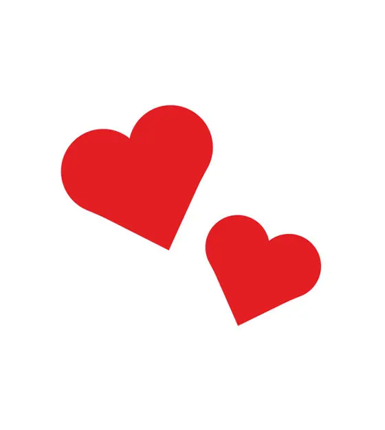 Adorable Emoji Love Hearts Vector Art
