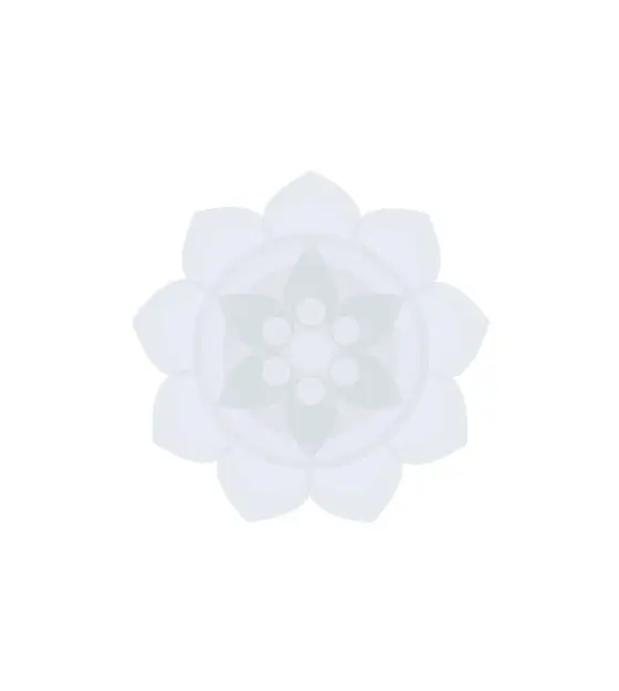 Healing White Chakra Yoga Design Vector Art