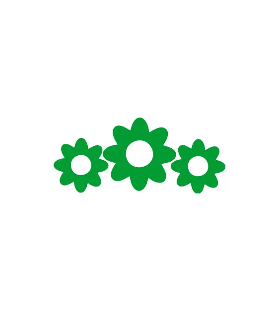 Emerald Green Wedding Floral Pattern Vector Art