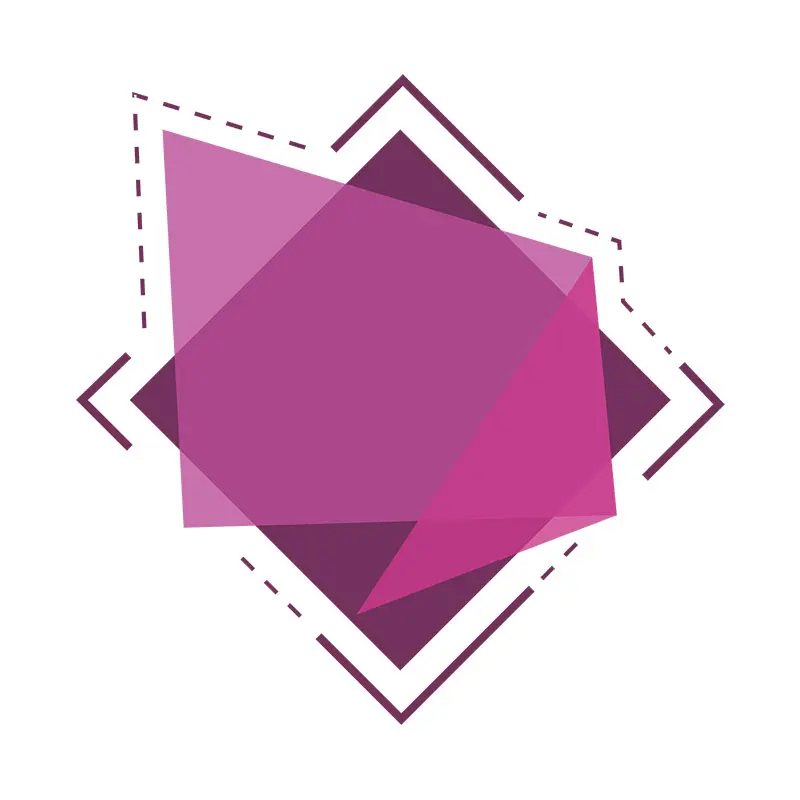 Elegant Rhombus Ribbon Vector Art