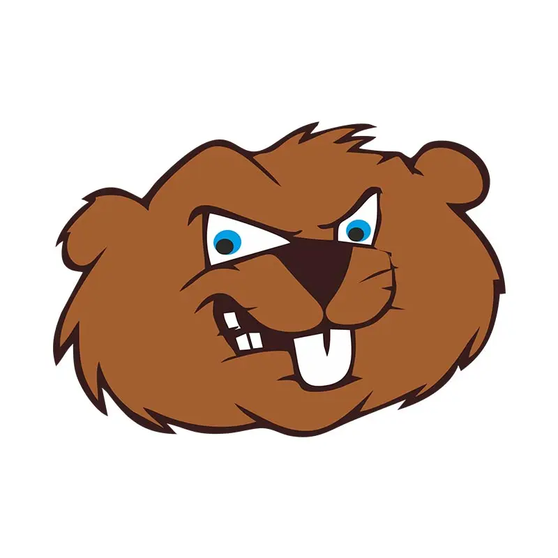 Beaver Face Vector Art