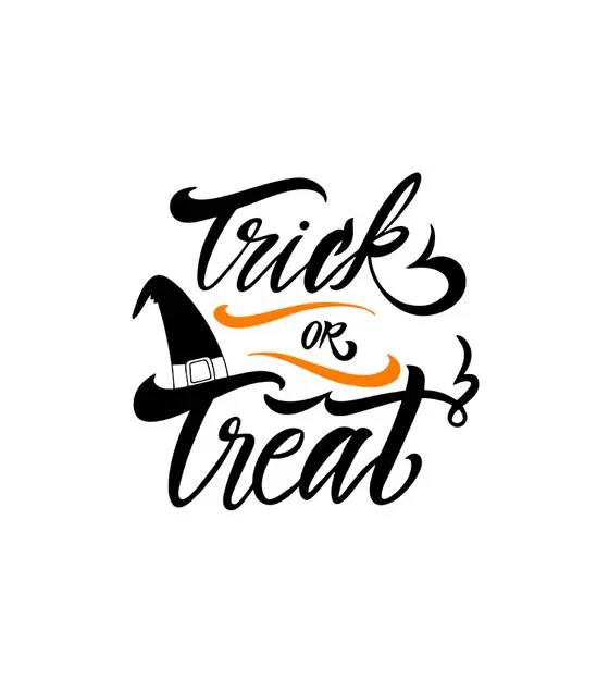 Trick or Treat Halloween Season Vector Art
